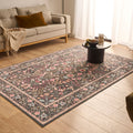 Alfombra con motivos tradicionales - Negro - Colección Otomana OTTOMAN
