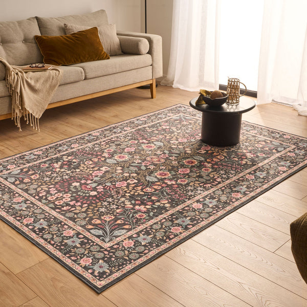 Otomana - Alfombra Interior - Poliéster - Negro