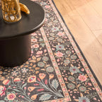 Alfombra con motivos tradicionales - Negro - Colección Otomana OTTOMAN