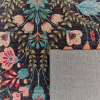 Alfombra con motivos tradicionales - Negro - Colección Otomana OTTOMAN