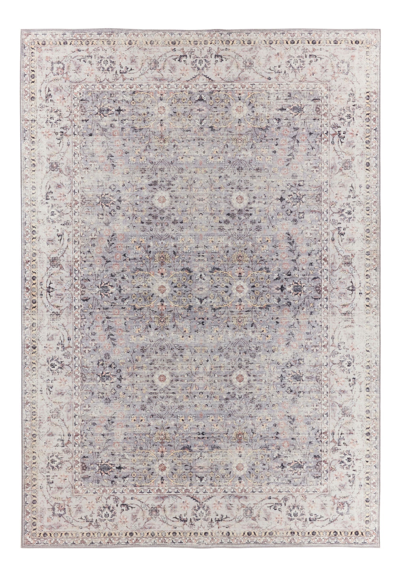 Vintage indoor rug - Gray - Ottoman Collection OTTOMAN