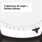 Mandoline 2 Lames Rondelles Et Juliennes
