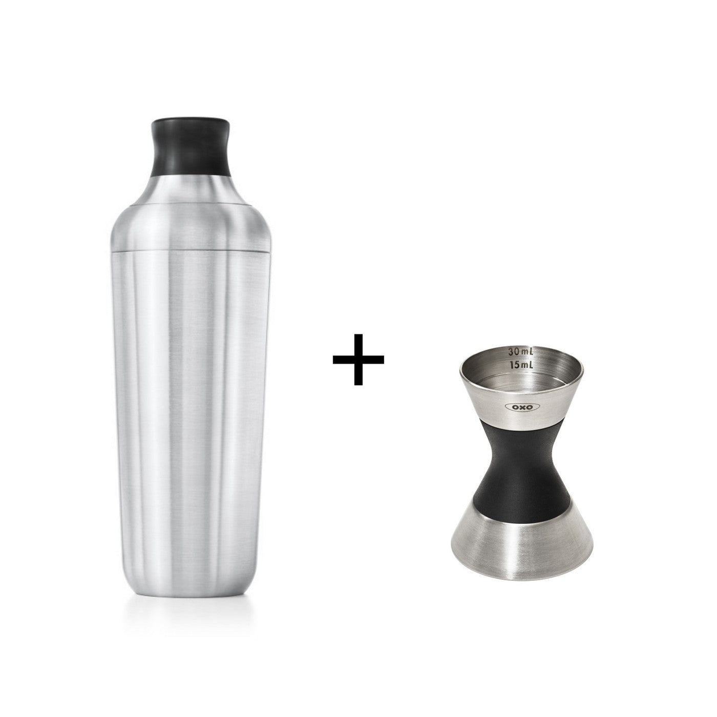 Coffret Cocktail : Shaker Et Doseur Double