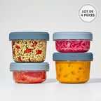 Lot : 4 Boites De Conservation Twist & Stack (2X 550Ml + 2X 350 Ml)