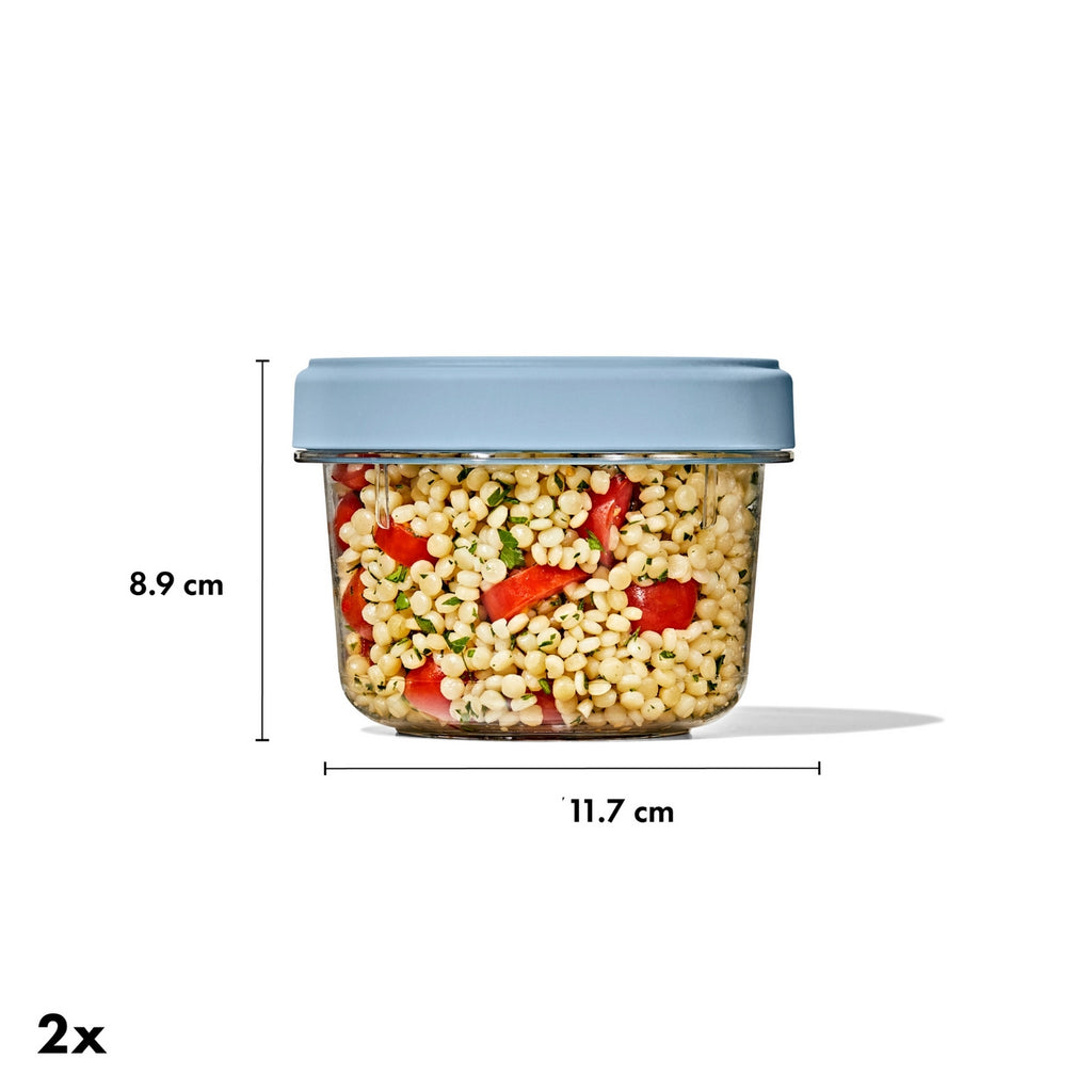 Lot : 4 Boites De Conservation Twist & Stack (2X 550Ml + 2X 350 Ml)