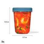 Lot : 4 Boites De Conservation Twist & Stack (2X 900Ml + 2X 350 Ml)