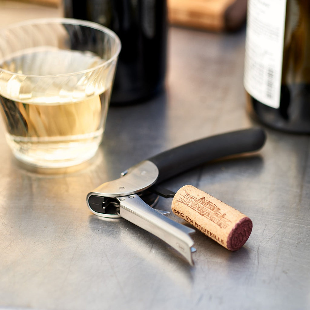 Lot : 1 Tire-Bouchon Sommelier + 1 Décapsuleur En Inox