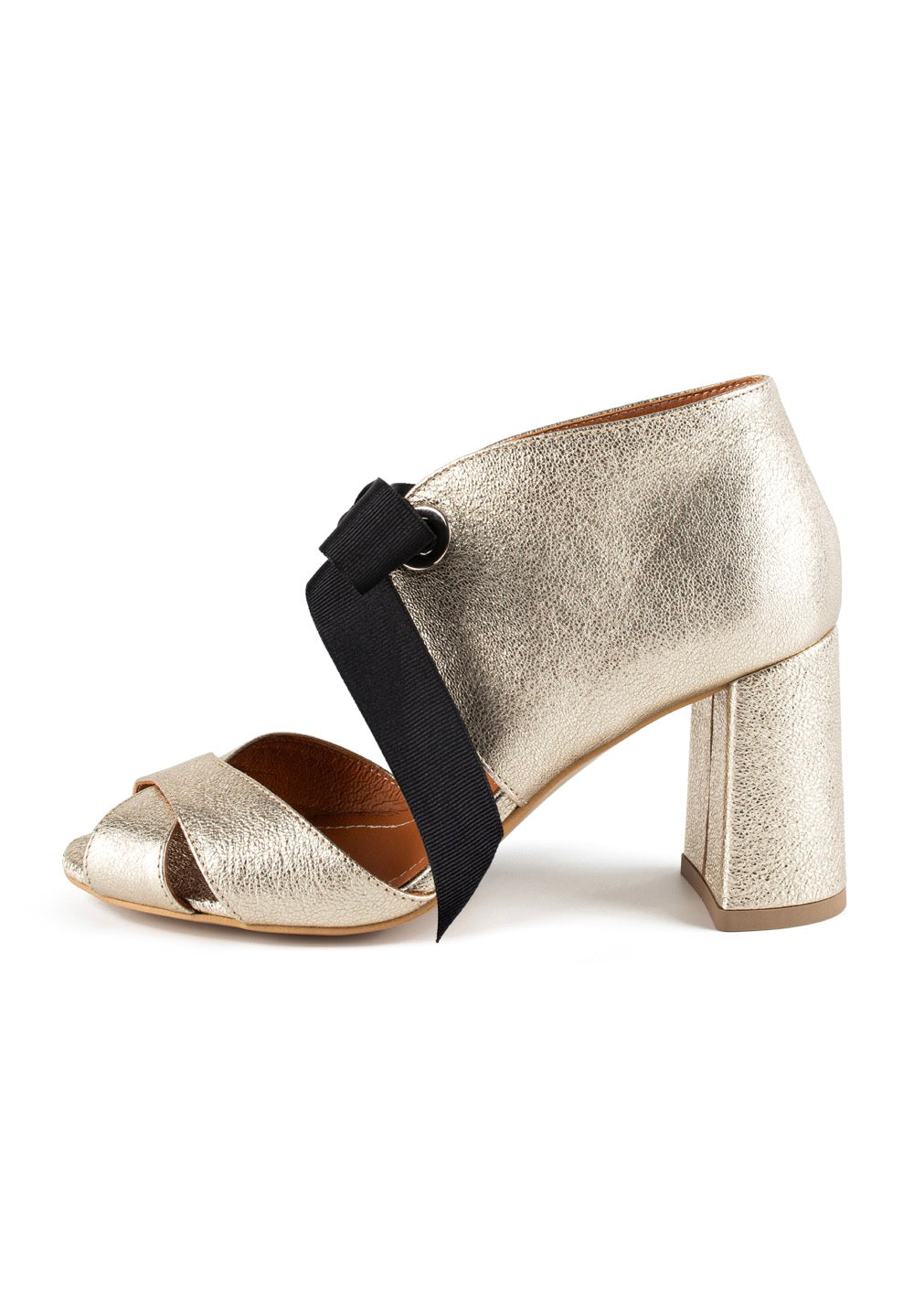 Sandalias De Tacón Movie Star - Dorado
