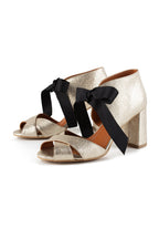 Sandalias De Tacón Movie Star - Dorado