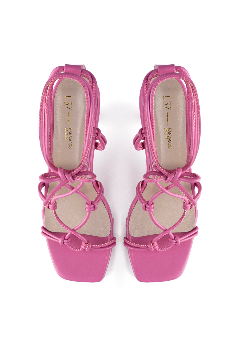 Sandalias De Tacón Strong Emotions - Fucsia