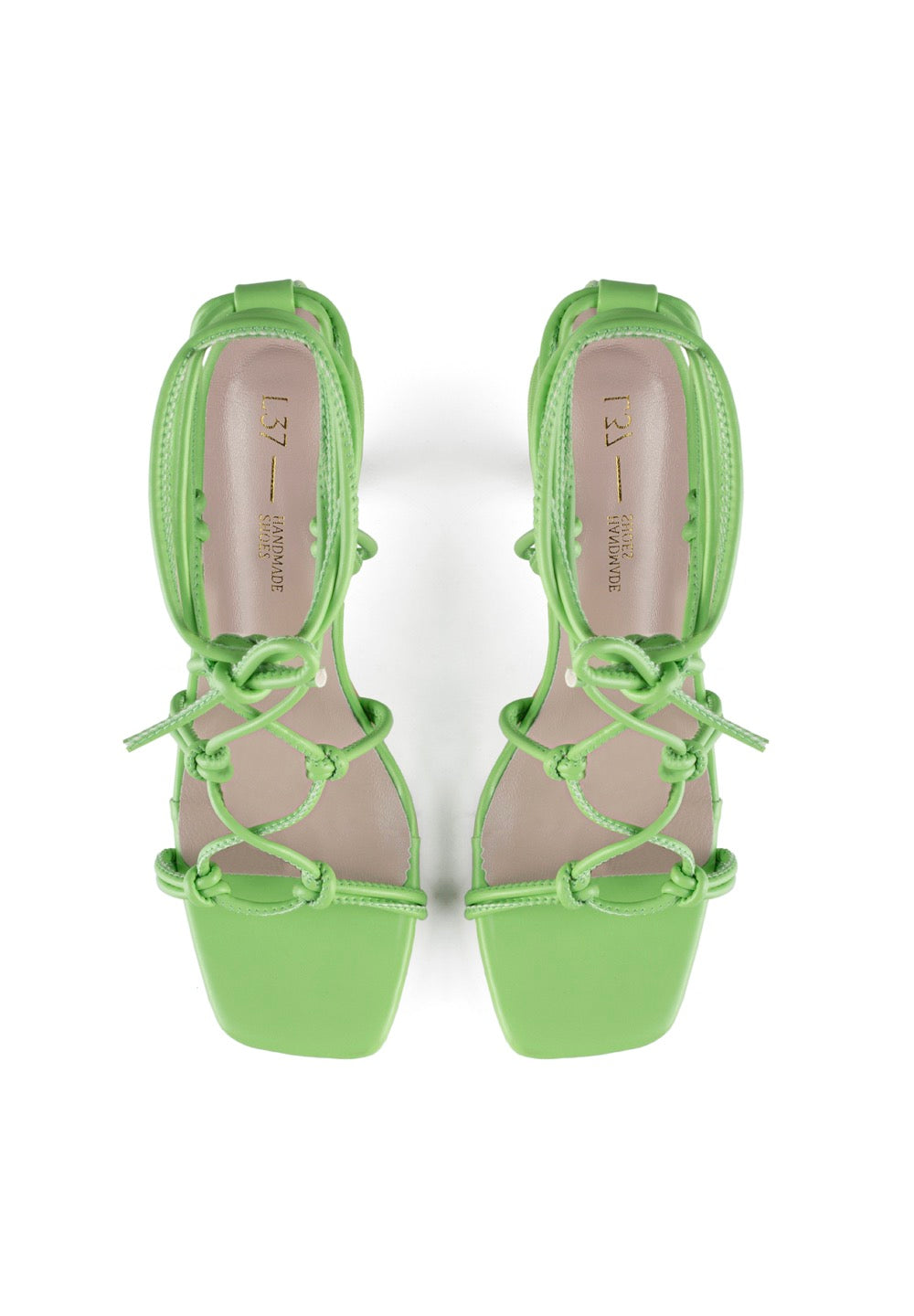 Sandalias Con Tacón Strong Emotions - Verde