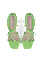 Sandalias Con Tacón Strong Emotions - Verde