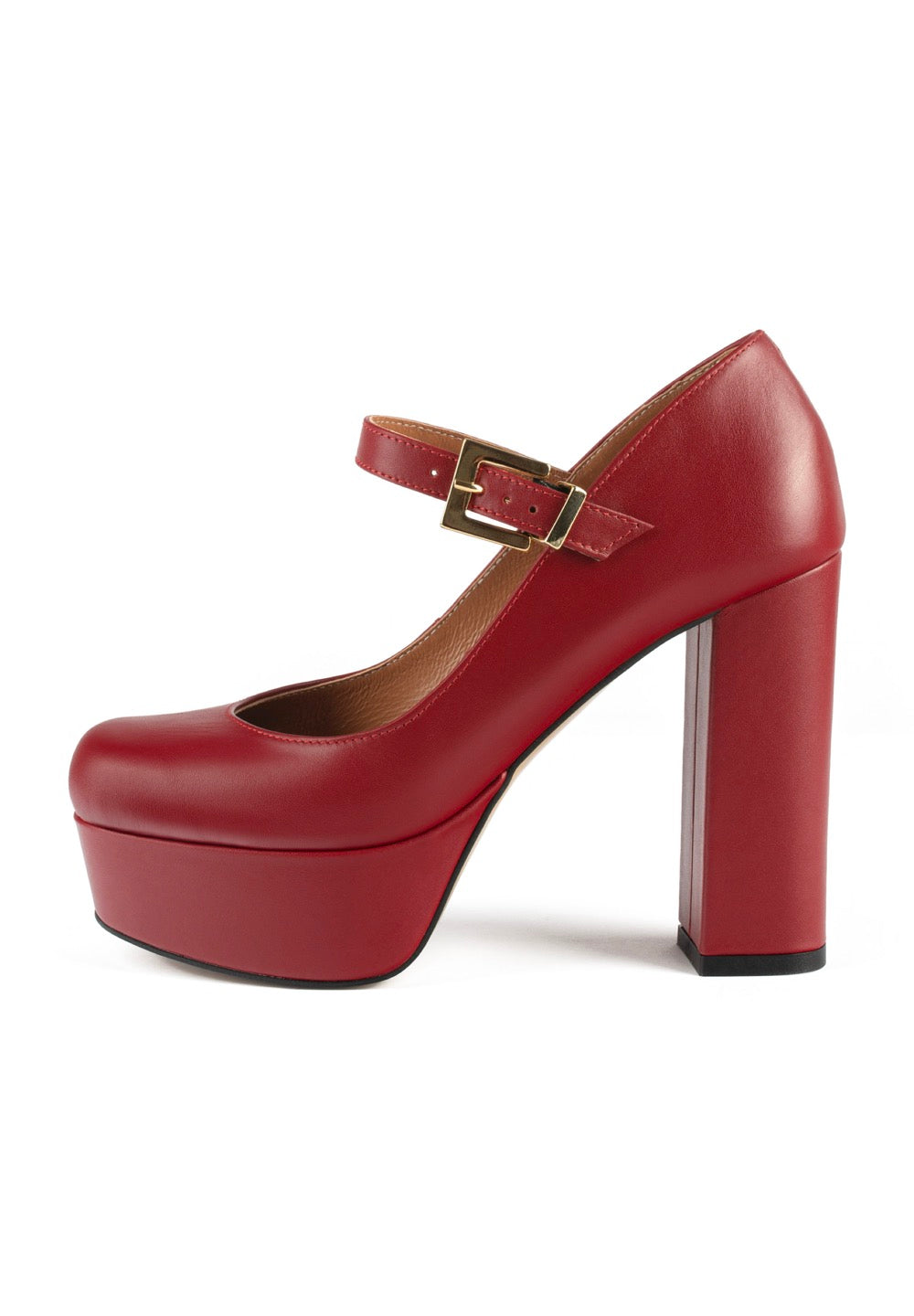 Zapatos derby con tacón Sweet Sensation - Rojo