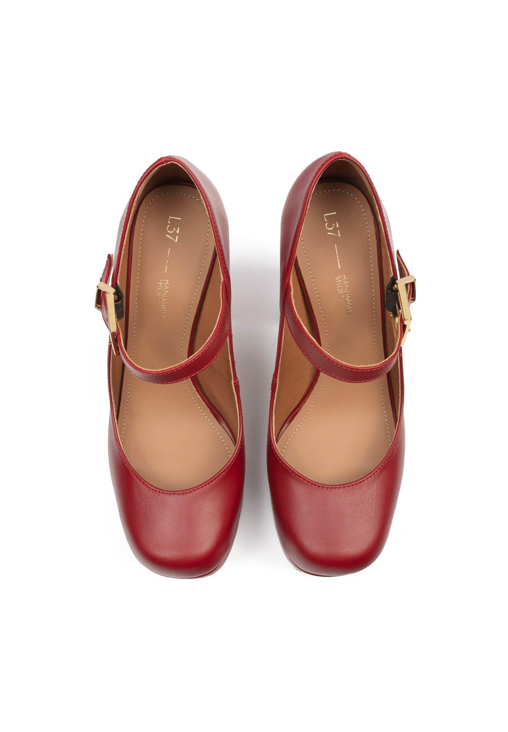 Zapatos derby con tacón Sweet Sensation - Rojo