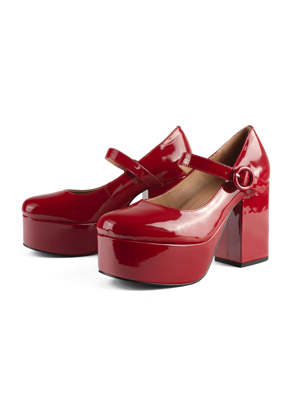 Zapatos Derby Con Tacón Stay With Me Tonight - Alto