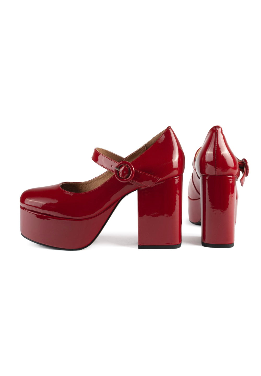 Zapatos Derby Con Tacón Stay With Me Tonight - Alto
