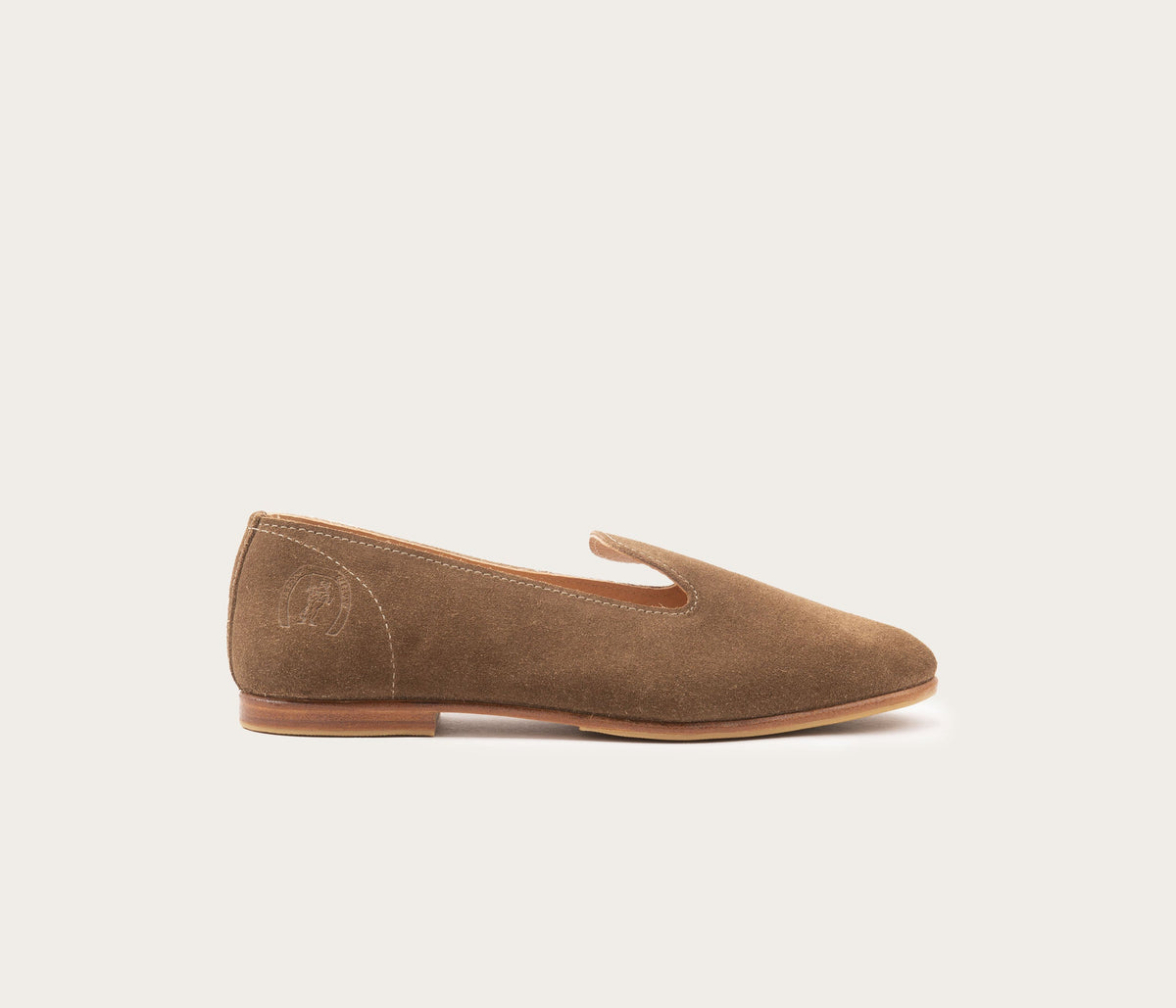 Mocassins Opale - Velours Taupe - Femme