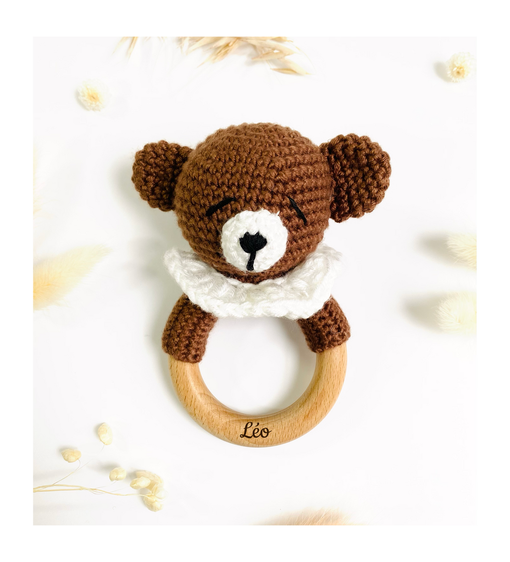 Maé The Personalized Crochet Rattle
