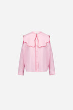 Camisa rosa bebé con cuello