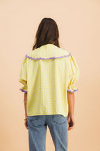 Yellow Check Louisette Shirt