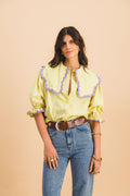 Yellow Check Louisette Shirt