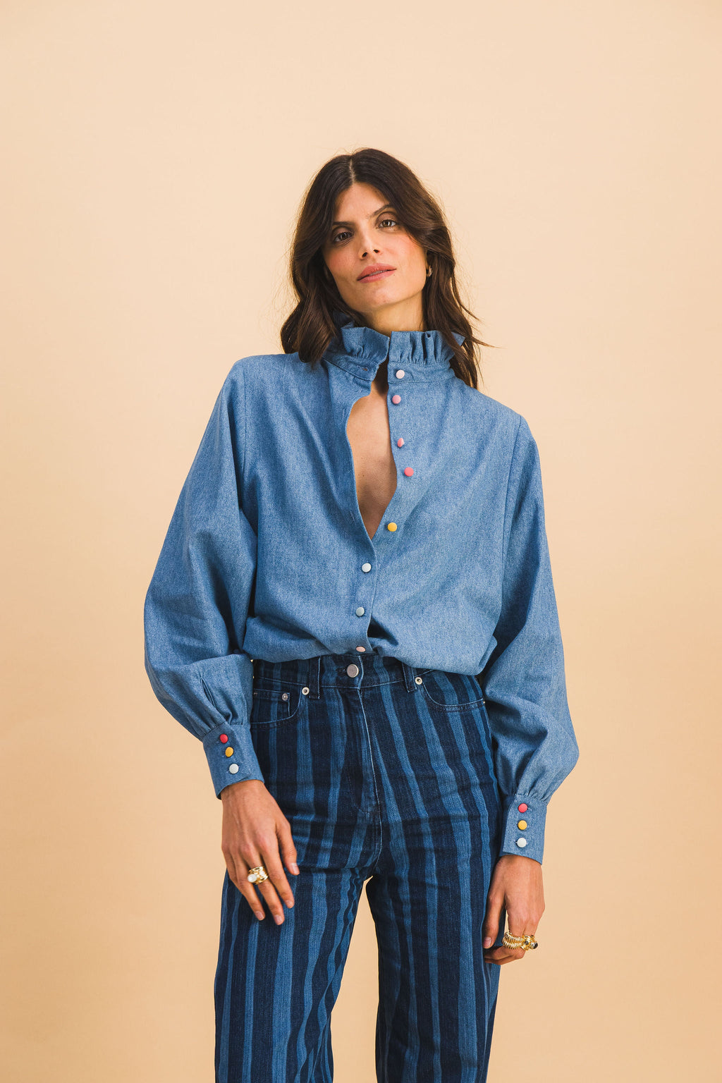 Josette Light Denim Shirt
