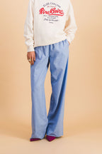 Pantalones Theo azul cielo
