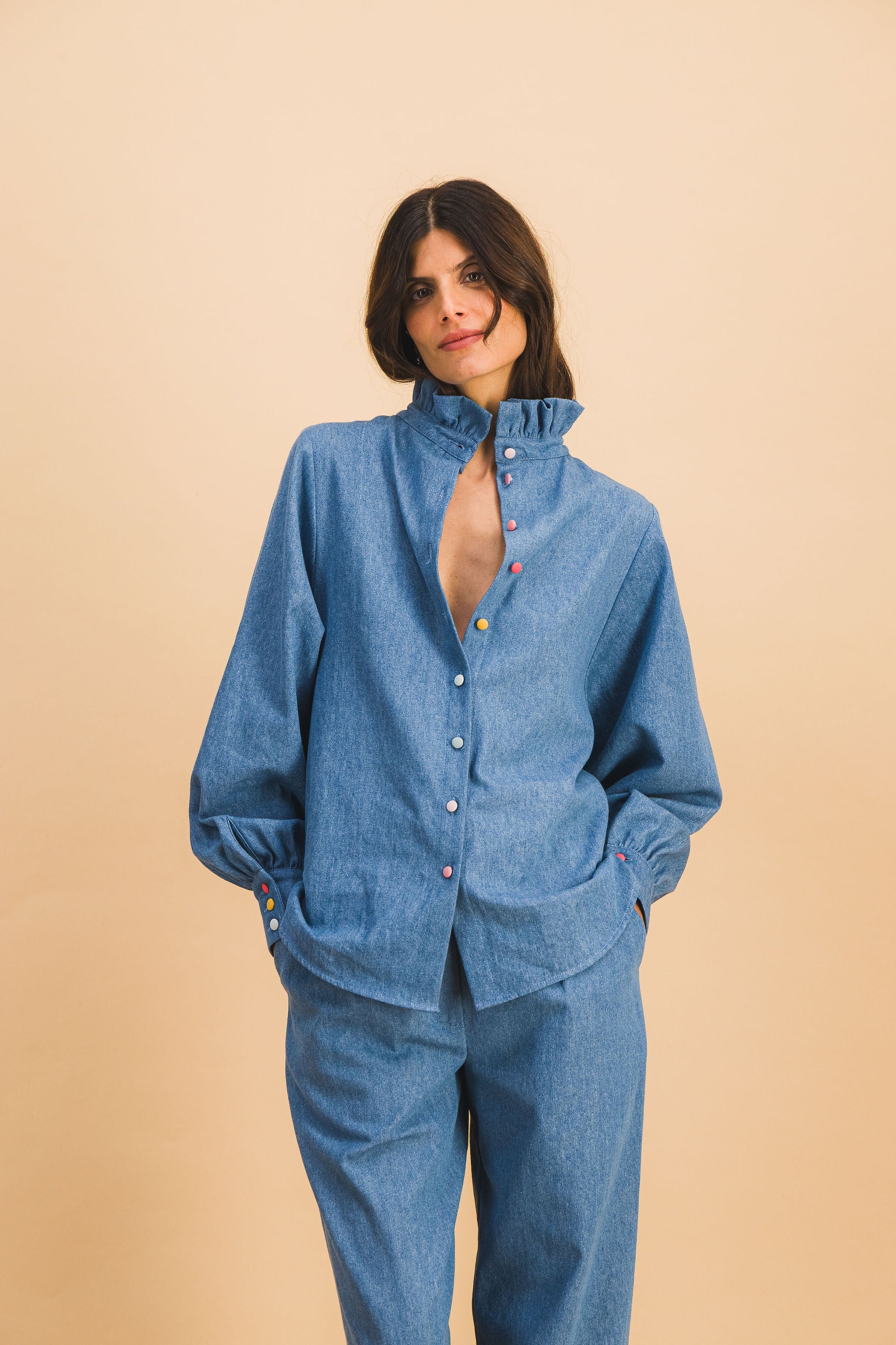 Josette Light Denim Shirt