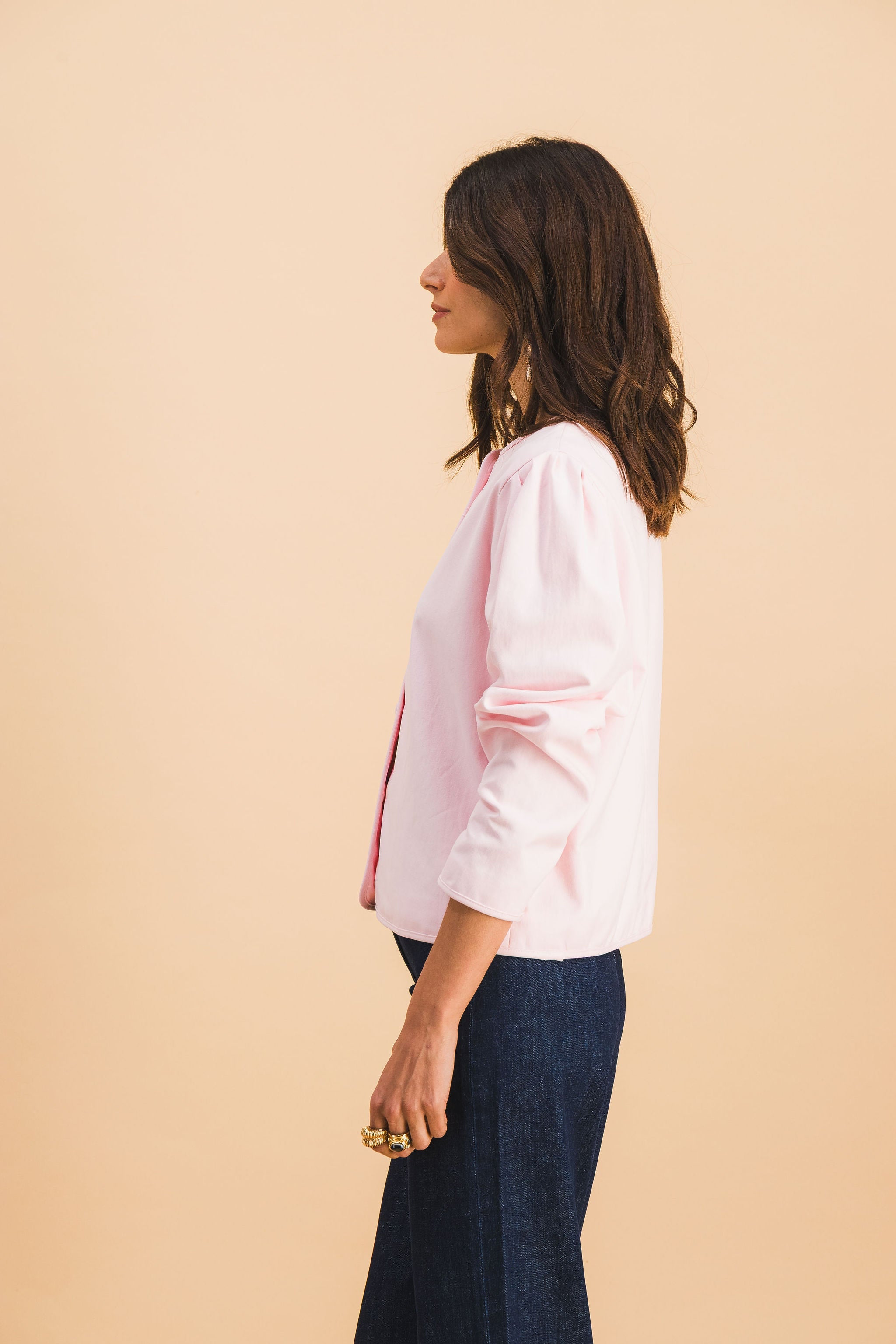 Chaqueta Diane Rosa Palo