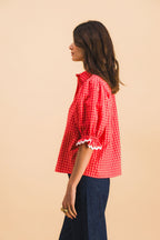 Jim Red Check Shirt