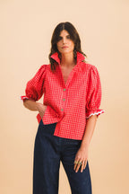 Jim Red Check Shirt