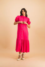 Vestido Clemencia Fucsia