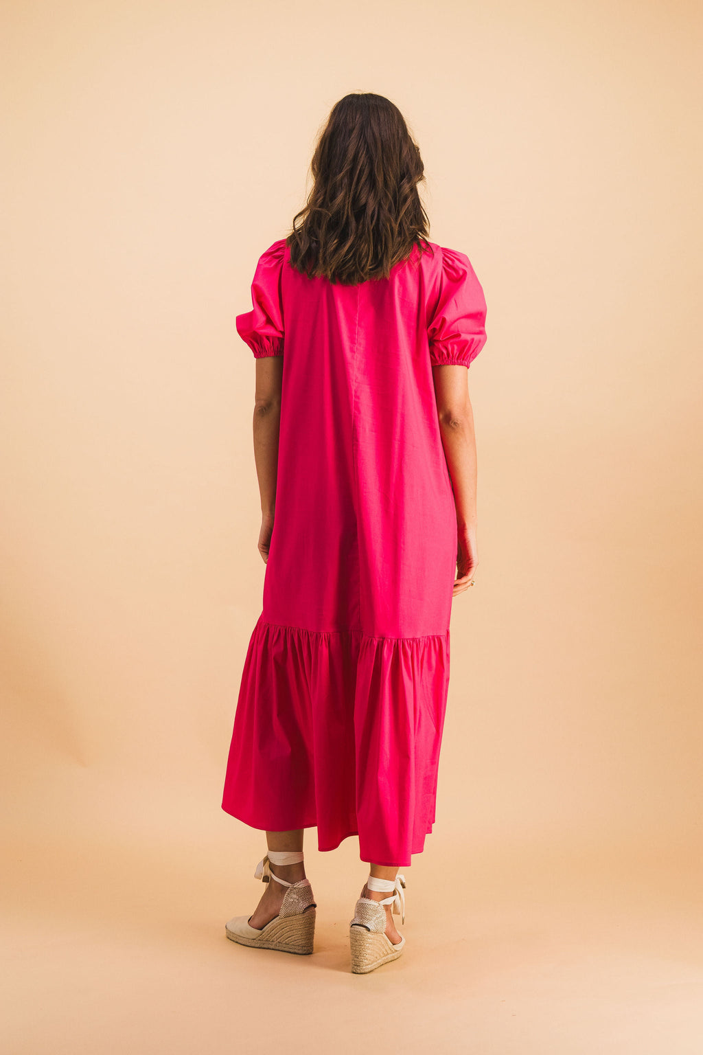 Vestido Clemencia Fucsia