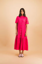 Vestido Clemencia Fucsia