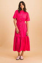 Vestido Clemencia Fucsia
