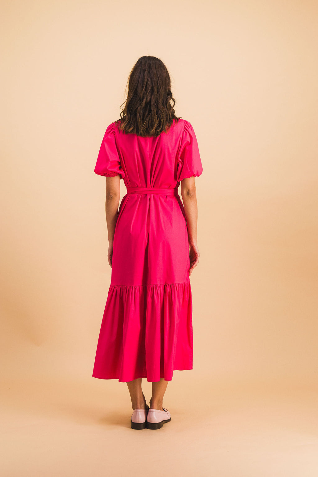 Vestido Clemencia Fucsia