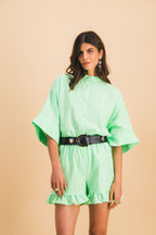 Chemise Maud Carreaux Vert