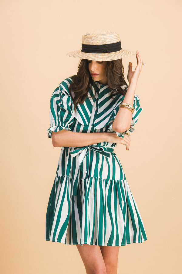 Robe Chloebe Green Lines