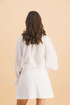 Josepha Embroidered Cotton Blouse X Donatelle Godart