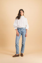 Josepha Embroidered Cotton Blouse X Donatelle Godart
