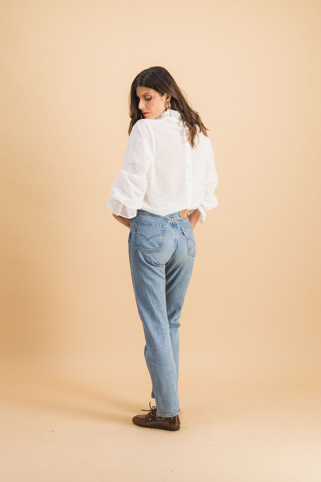 Josepha Embroidered Cotton Blouse X Donatelle Godart