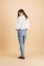 Josepha Embroidered Cotton Blouse X Donatelle Godart