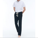 Pantalones De Chándal De Jersey De Algodón - Azul Marino