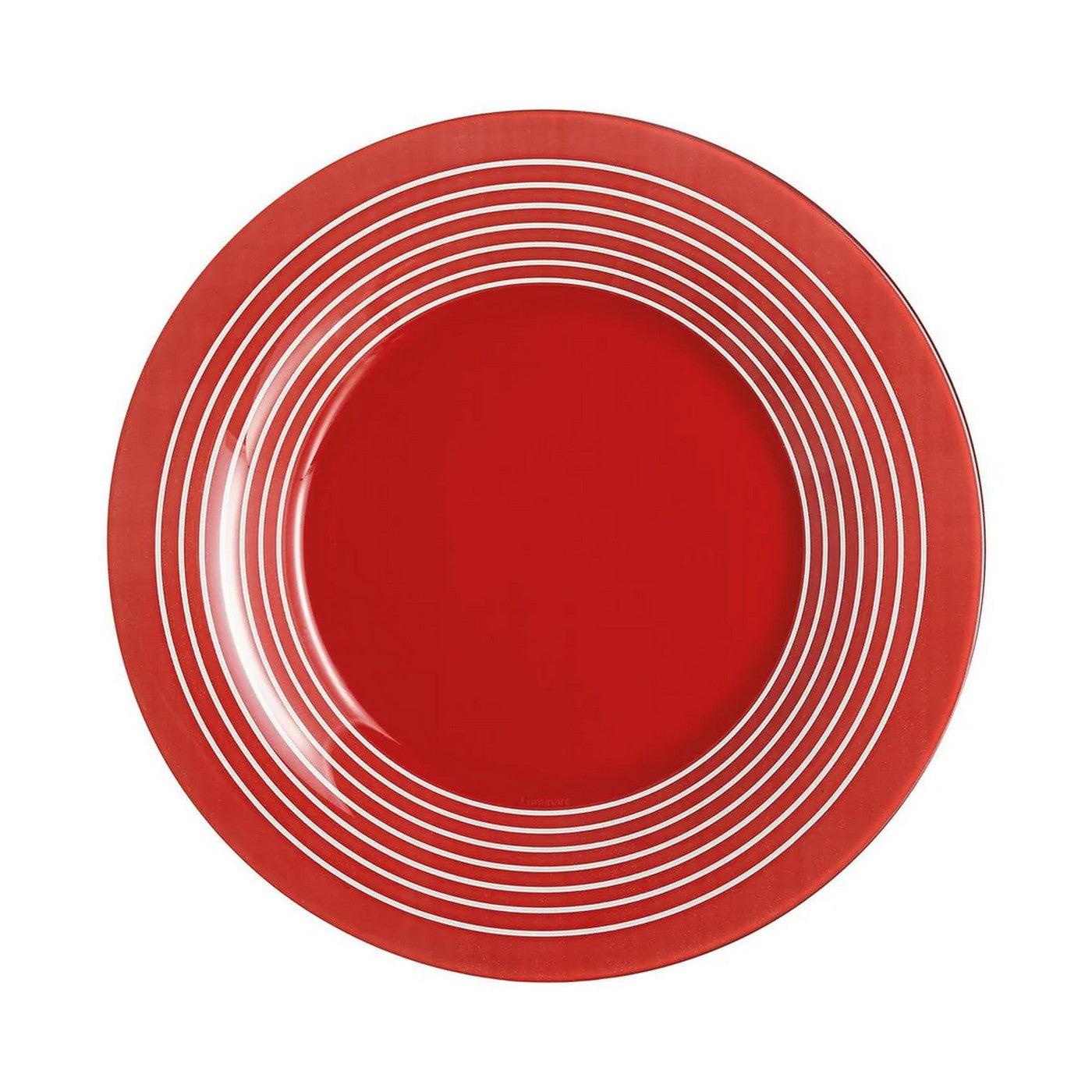 Factory - 6 Assiettes À Dessert - Rouge - 19.5Cm - Luminarc