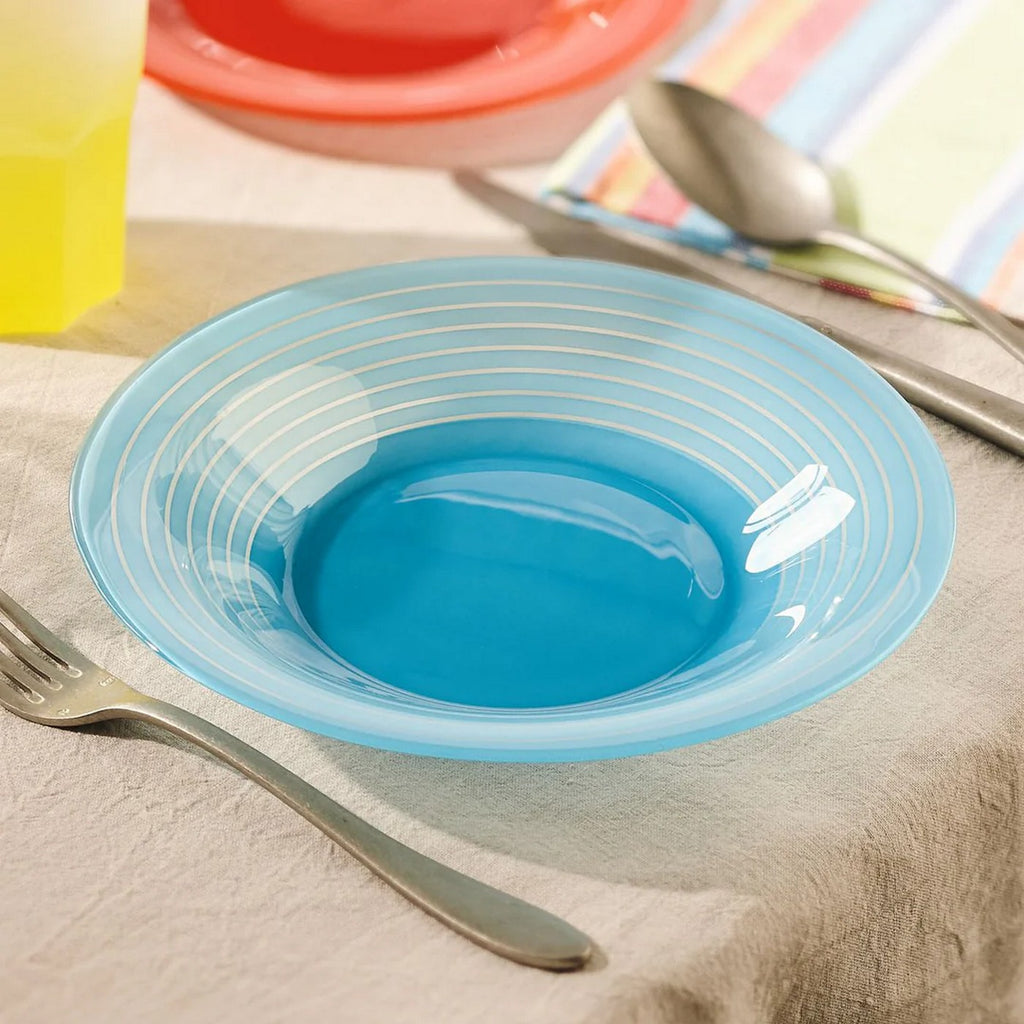 Factory - 6 Platos Hondos - Azul - 21,5 cm - Luminarc