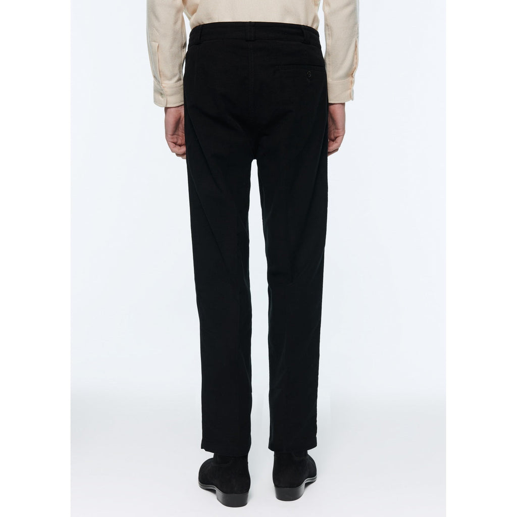 Fursac - Chinos de moleskin de algodón - Negro - Hombre