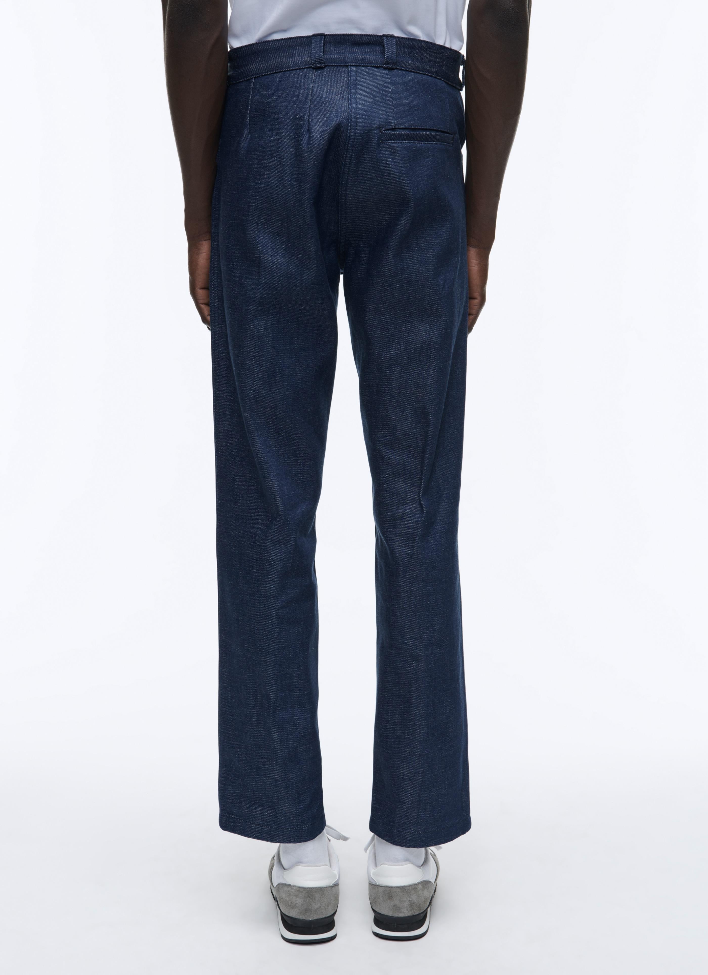 Fursac - Denim Cotton Canvas Trousers - Indigo - Men