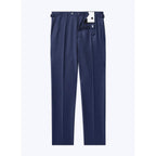 Fursac - Pantalon Ajusté En Flanelle De Laine - Encre