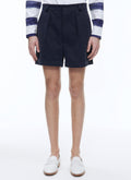 Fursac - Cotton Canvas Bermuda Shorts - Navy Blue - Men