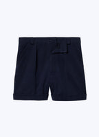 Fursac - Cotton Canvas Bermuda Shorts - Navy Blue - Men